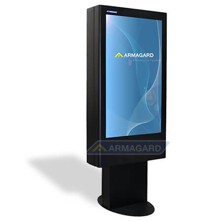 outdoor digital signage left side