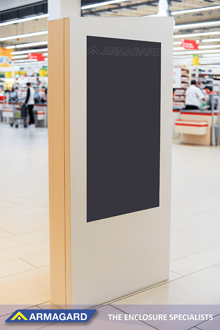 Indoor digital signage encourage customers to spend up