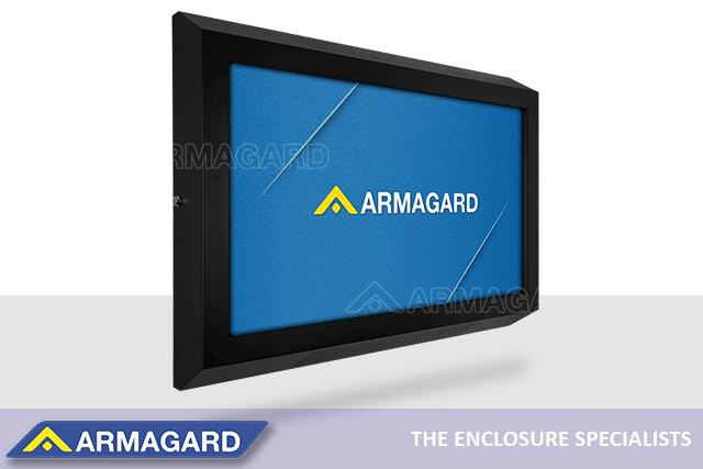 Wall-mounted ligature resistant TV enclosure