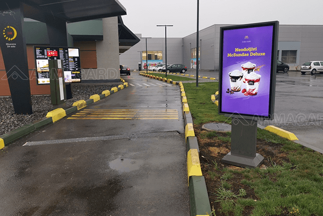 Illuminated menu boards