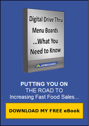 drive thru digital signage