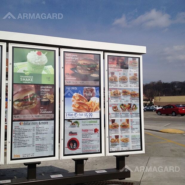 Triple-Screen, Printed Menu Boards