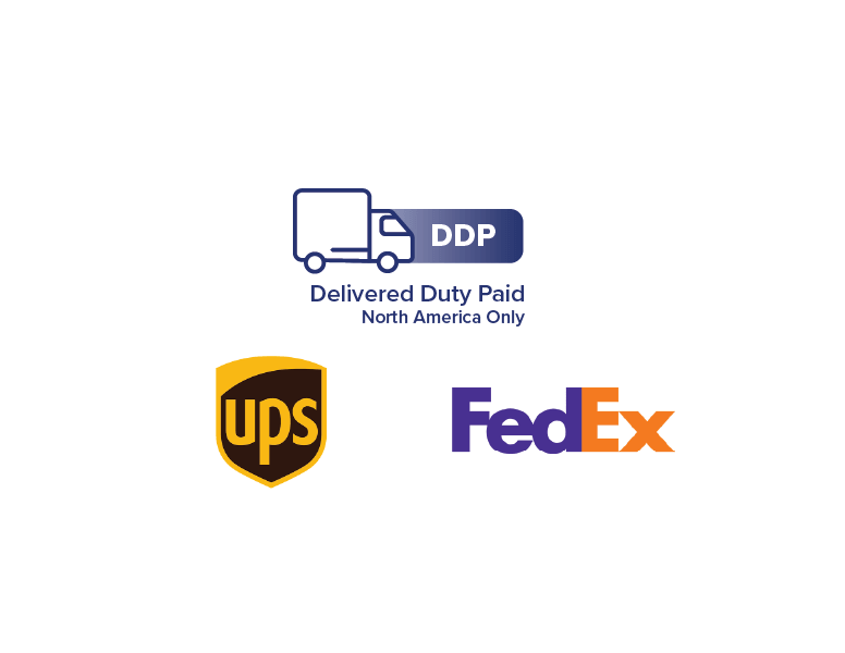 Icons representing Armagard assurances, certifications, and shipping