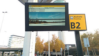 NEC & Schiphol Airport single LCD Enclosures