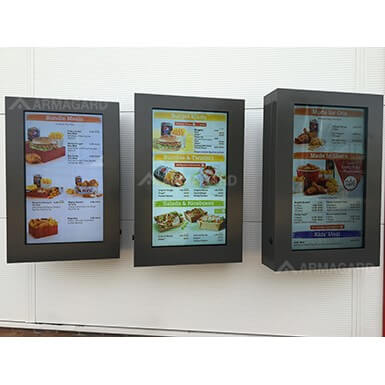 Digital Drive Thru Menu Board Enclosure [product image]