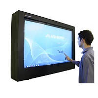 Digital signage touchscreen