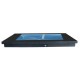 Amargard LCD digital poster - right side view displaying lockable memory card slot