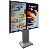 Armagard’s Dual Drive Thru Digital Signage QSR Enclosure