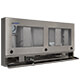 Dual monitor PC enclosure NEMA 4X with sliding, lockable keyboard drawer