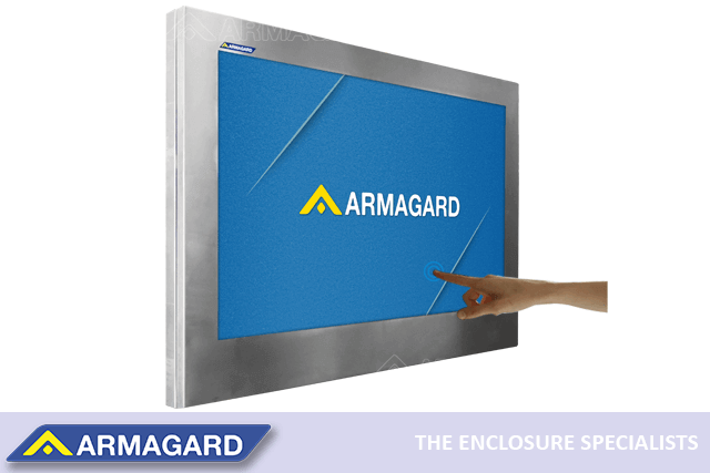 55" washdown touch screen cabinet from Armagard
