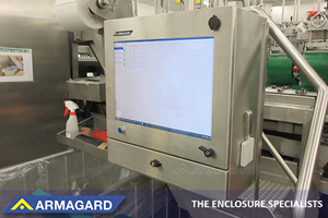 Armagard's washdown touch screen cabinet