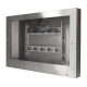 Closed, right view of the IP69K production display board enclosure
