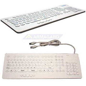 Industrial Keyboard White