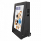 View the mobile digital signage displays left view with screen