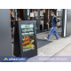 View the Outdoor digital A-frame in-situ outside a restaurant