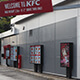 Five 55 inch Wall Mounted Totems for Samsung OH Outdoor Digital Menu Boards for KFC Drive-Thru