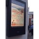 Outdoor Digital menu boards insitu at a Restaurant