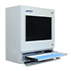 touch screen industrial pc side view tray open | PENC-450 [product image]