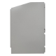 Side profile of the NEMA 4 rated computer enclosure for industrial use