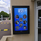 A 55-inch Portrait Flat Panel Enclosure for a French Veterinarian Centre