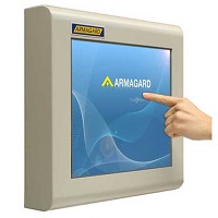 Powder coated industrial touch screen monitor | PTS-170 [product image]