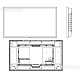 Samsung OH55F Screen mount schematic