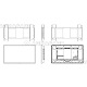 Samsung OHF Outdoor, Schematic view of the brackets