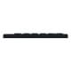 Sanitary washdown keyboard with low profile keys