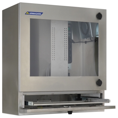 Armagard’s SENC-400 waterproof industrial computer enclosure