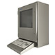 SENC-700 Waterproof Computer Enclosure with wedge keyboard - view from side