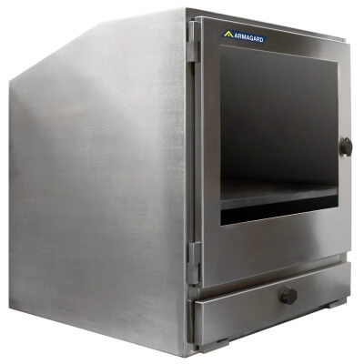 The SENC-800 stainless steel PC enclosure for hygienic environments