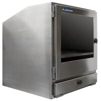 Heavy duty stainless steel PC enclosure by Armagard