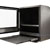 Stainless Steel PC Enclosure view door and keyboard tray open| SENC-800 [product image]
