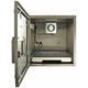 Waterproof Printer Enclosure view with front door open