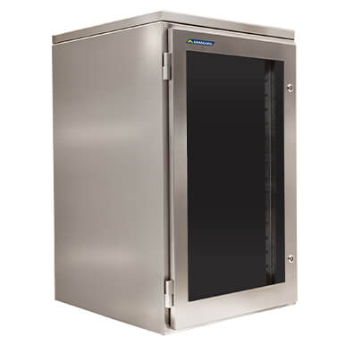 Armagard's Waterproof Rack Mount Cabinet for Sanitary Environments