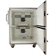 Heated Printer Enclosure view with side doors open
