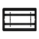 Front facing TV screen protector enclosure