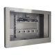 Left facing waterproof LCD enclosure