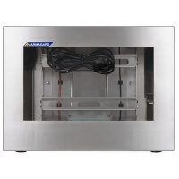 The Armagard waterproof monitor enclosure is manufactured from 316 stainless steel