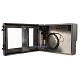 Waterproof monitor enclosure right view with open door | SDS-24 [product image]