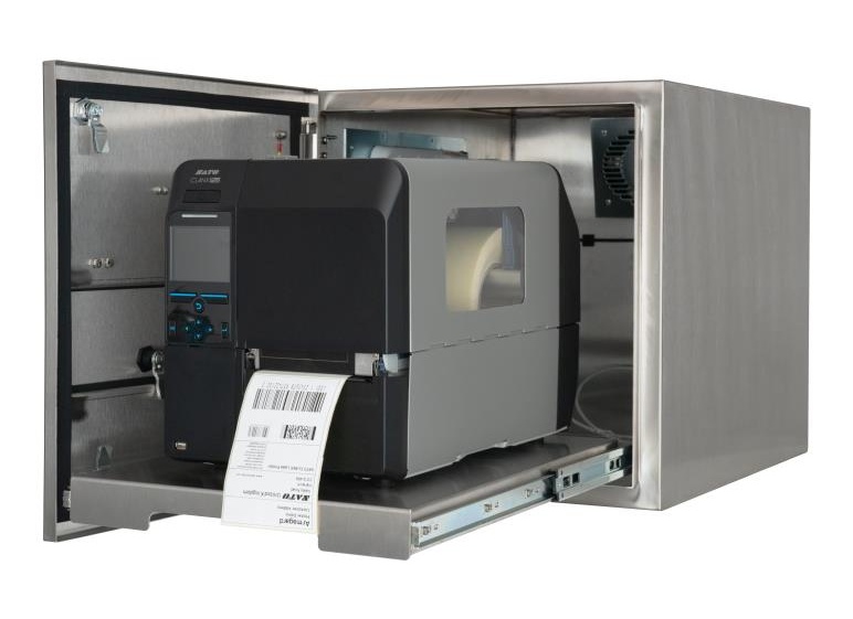 A 316 stainless steel SPRI-100 designed for SATO thermal transfer label printers