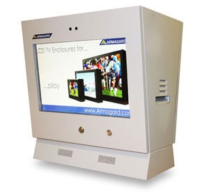 customized LCD enclosure for a petrol station