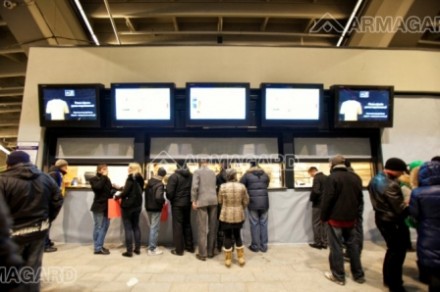 Enclosures Keeping Displays Safe in a Busy Football Stadium, 2012 Armagard