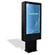 Outdoor totem digital menu board