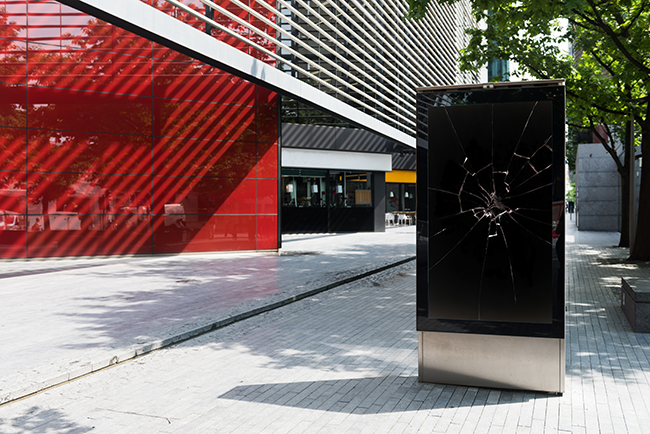 Screen Break Signage Digital Signage Protection - Why Pay More For Quality?