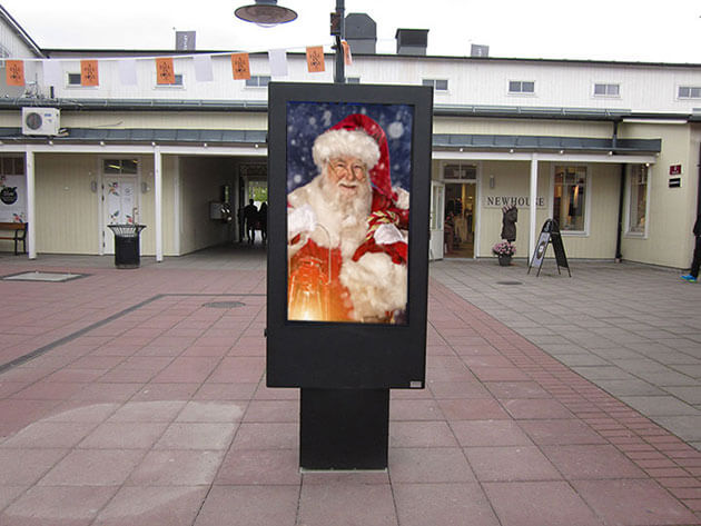 Digital signage christmas